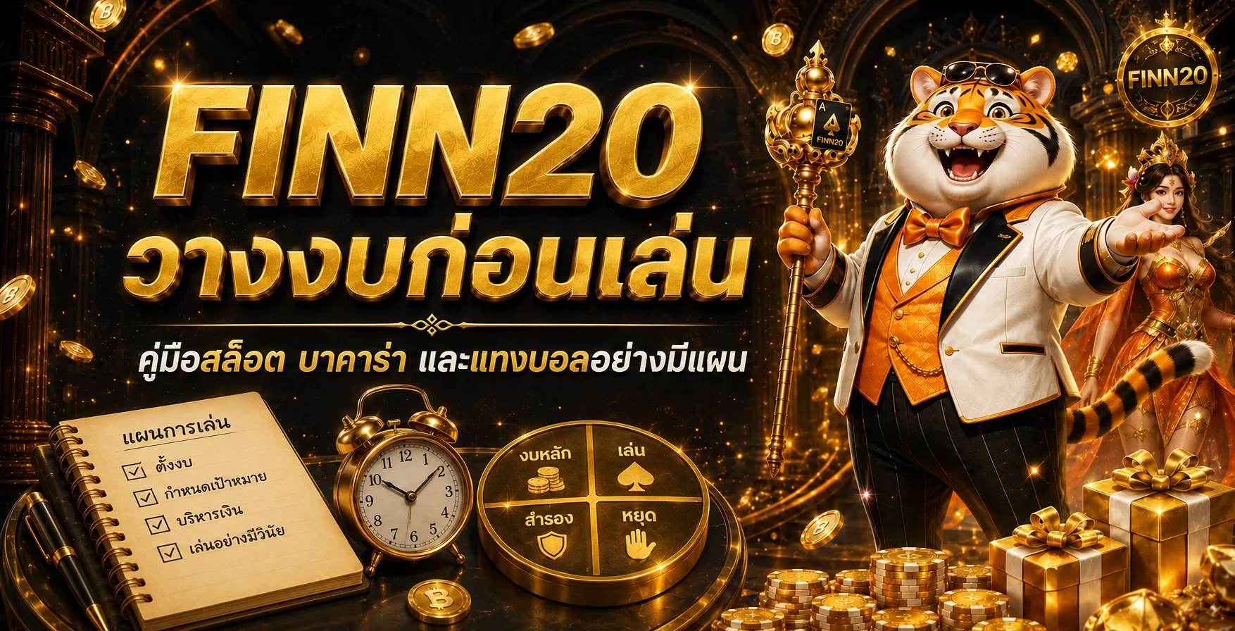 FINN20 วางงบก่อนเล่น | คู่มือสล็อต บาคาร่า แทงบอล